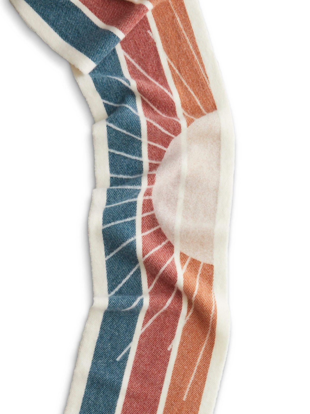 Sun And Wave Scarf - Ivory