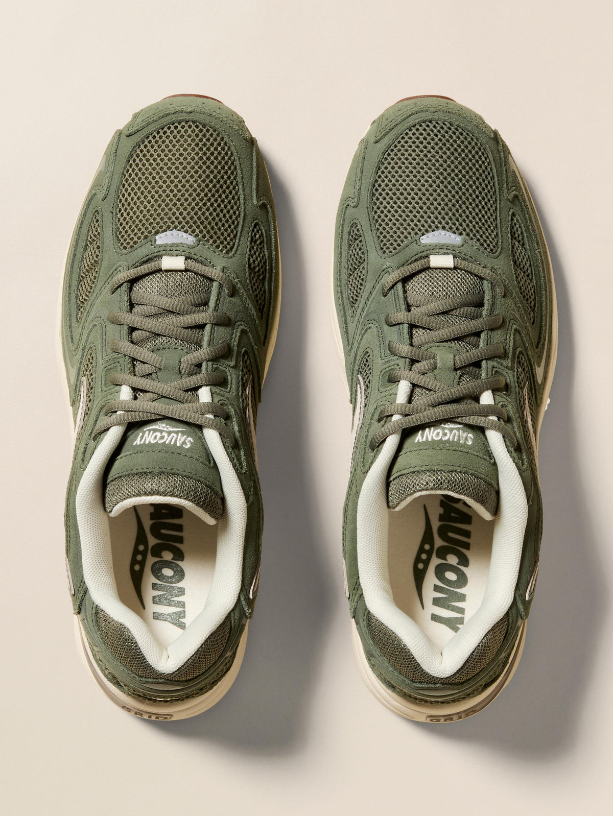 Saucony Grid Jazz 9 - Olive Off White