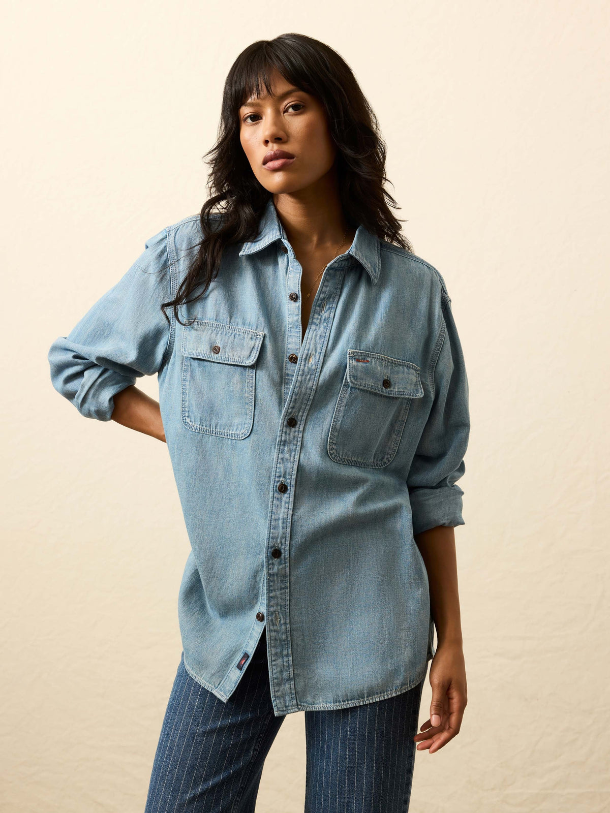 Steven Paul Judd Thunderbird Denim Workshirt - Rainy Mountain Wash