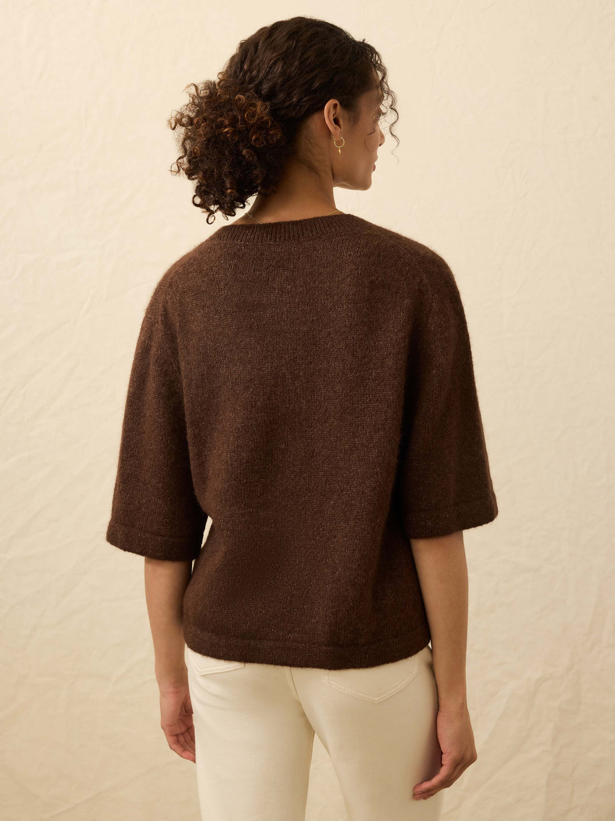 Après Alpaca Cardigan - Walnut Brown