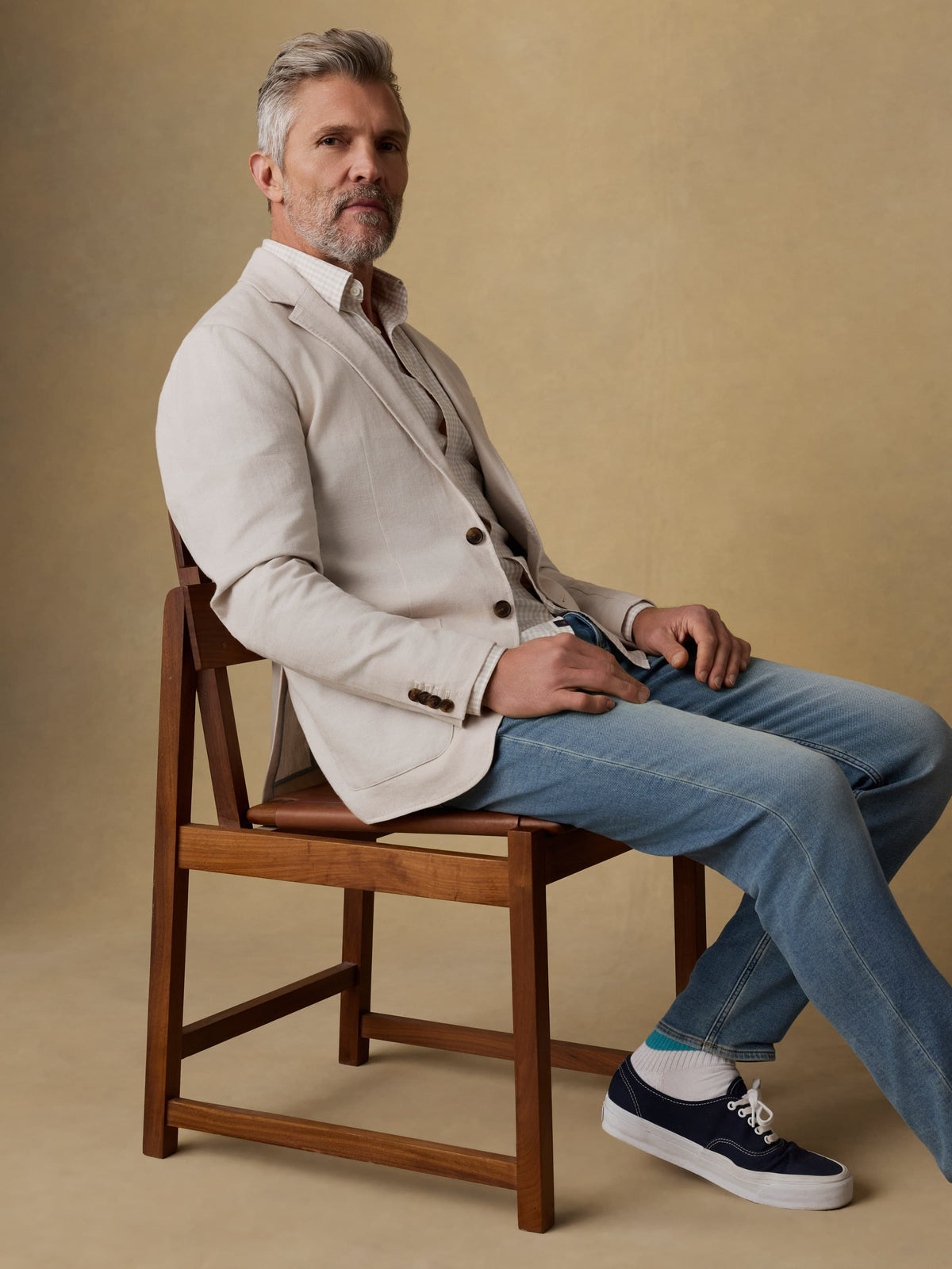 Movement Linen Blazer - Dorset Sand