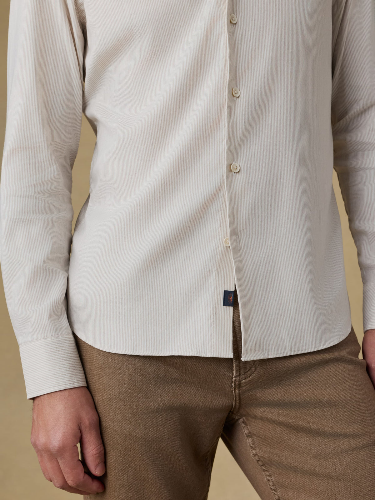 Movement Monterey Shirt - Wood Wall Stripe