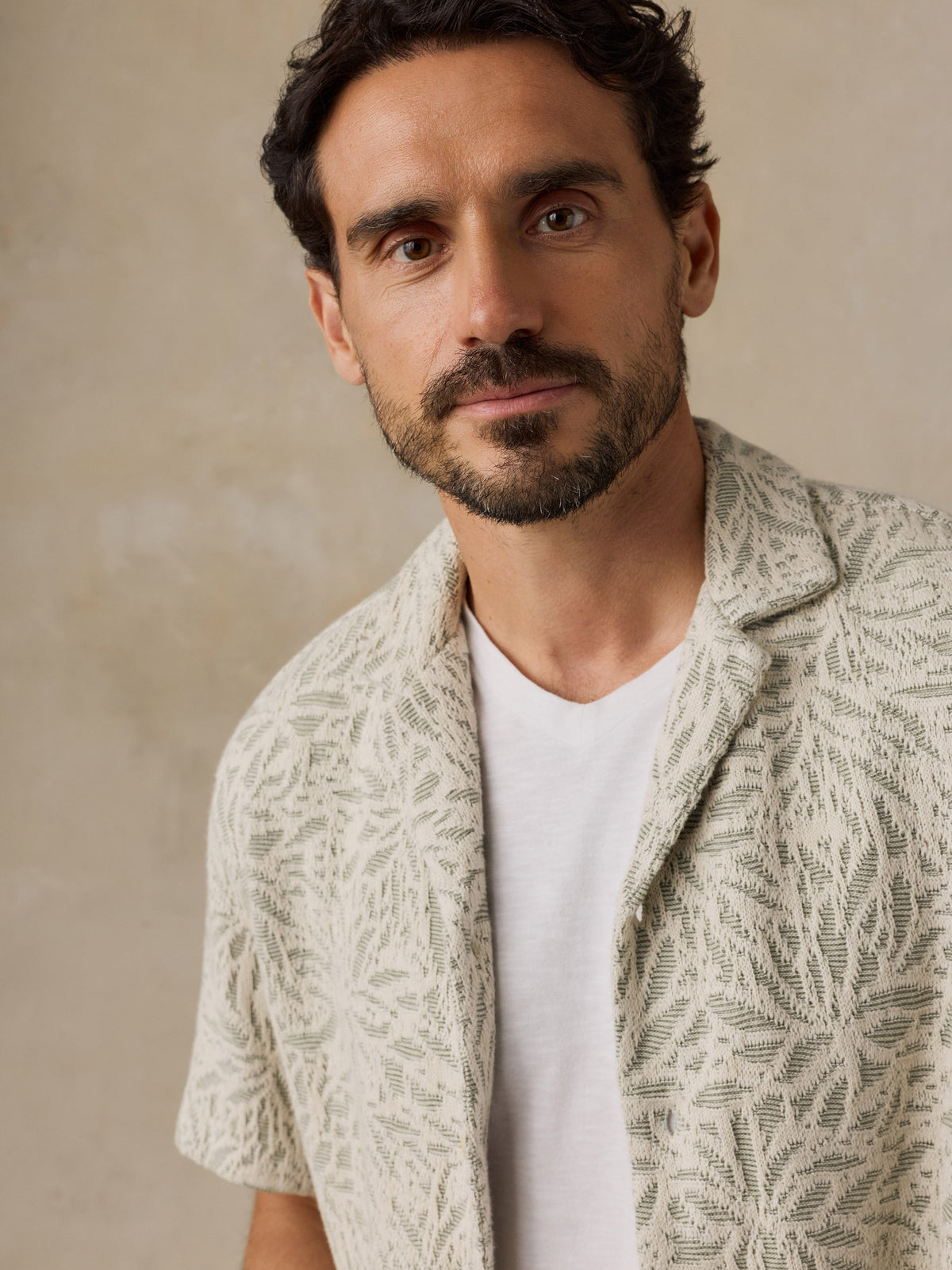 Short-Sleeve Oasis Camp Shirt - Trail Olive Frond