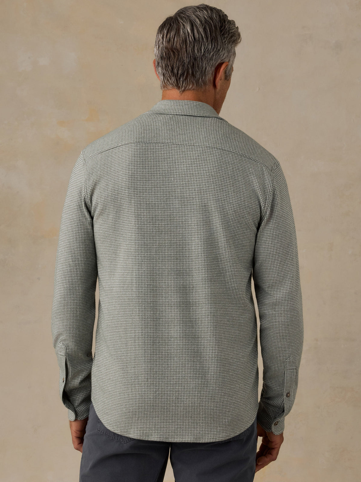 Legend Sweater Shirt - Olive Stone Pincheck