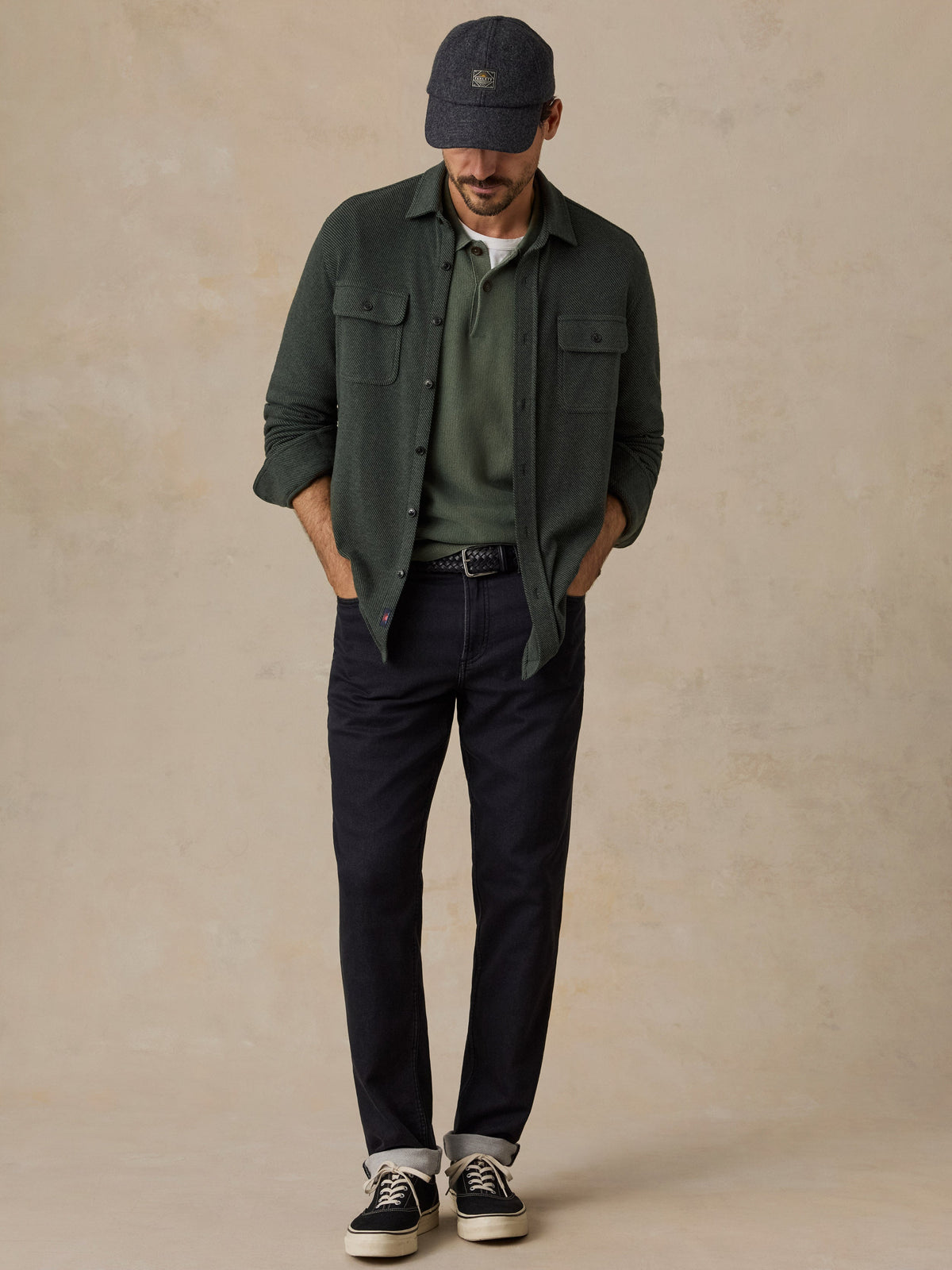 Legend Sweater Shirt - Fall Evergreen Twill