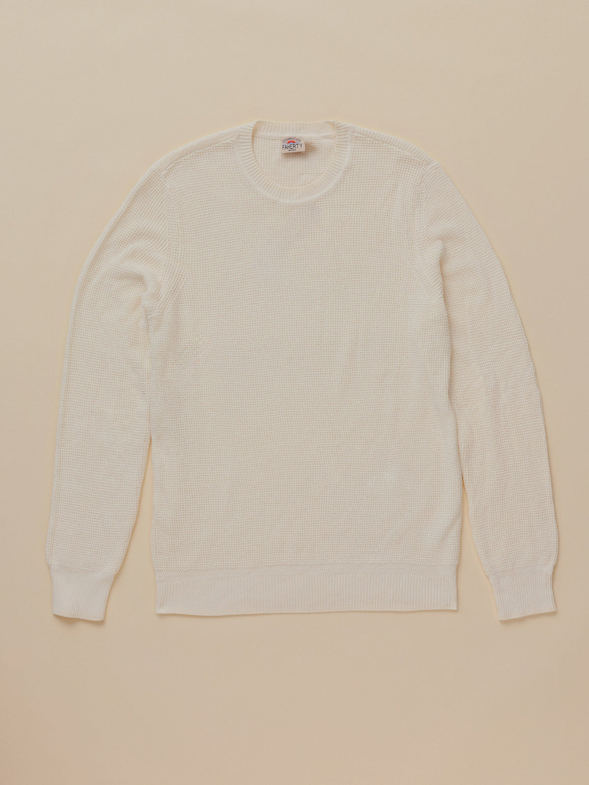 Sunwashed Crewneck Sweater - White Shell