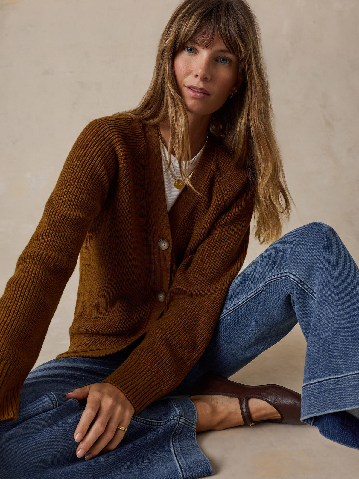Northshore Cardigan - Toasted Sun