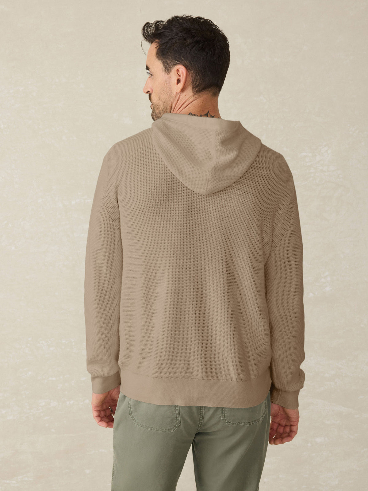 Sunwashed Sweater Hoodie - Natural