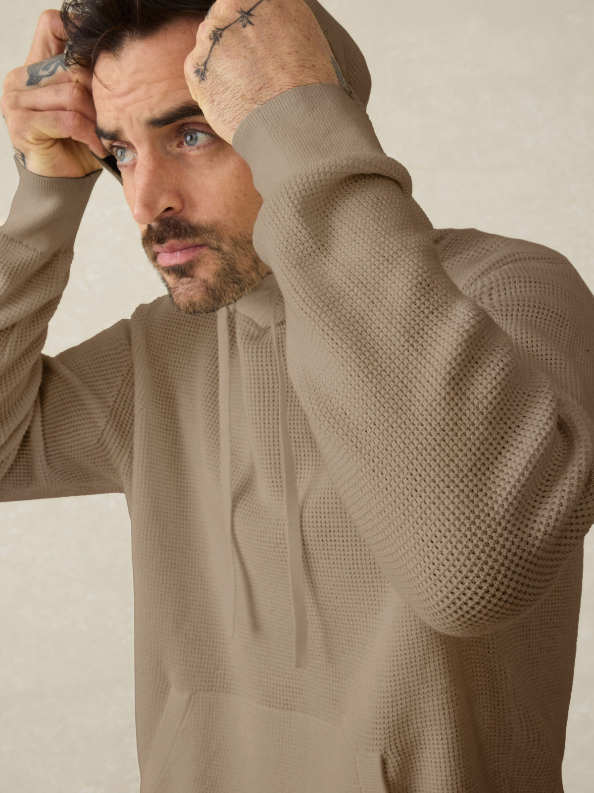 Sunwashed Sweater Hoodie - Natural