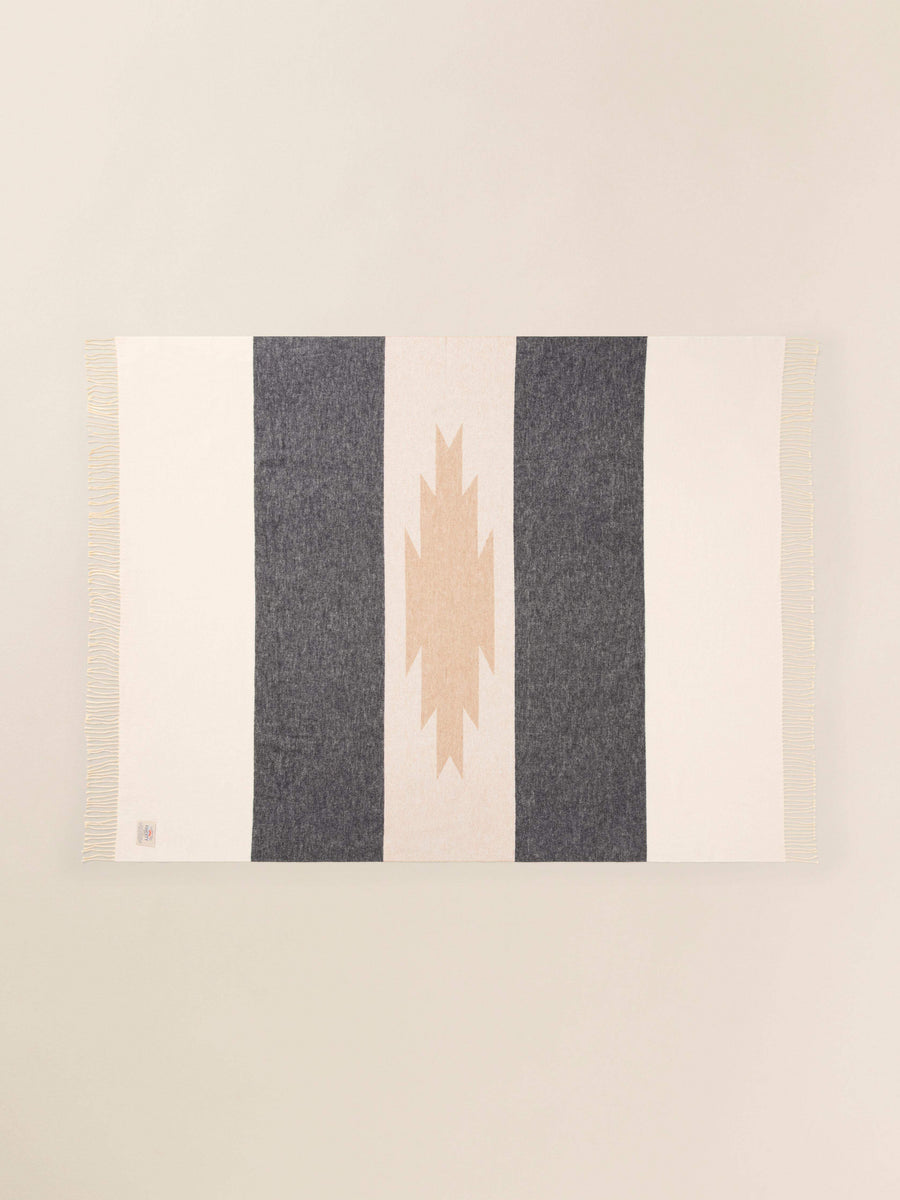 Thunder Voice Eagle Brushed Recycled Cotton Blanket - Iron Ridge