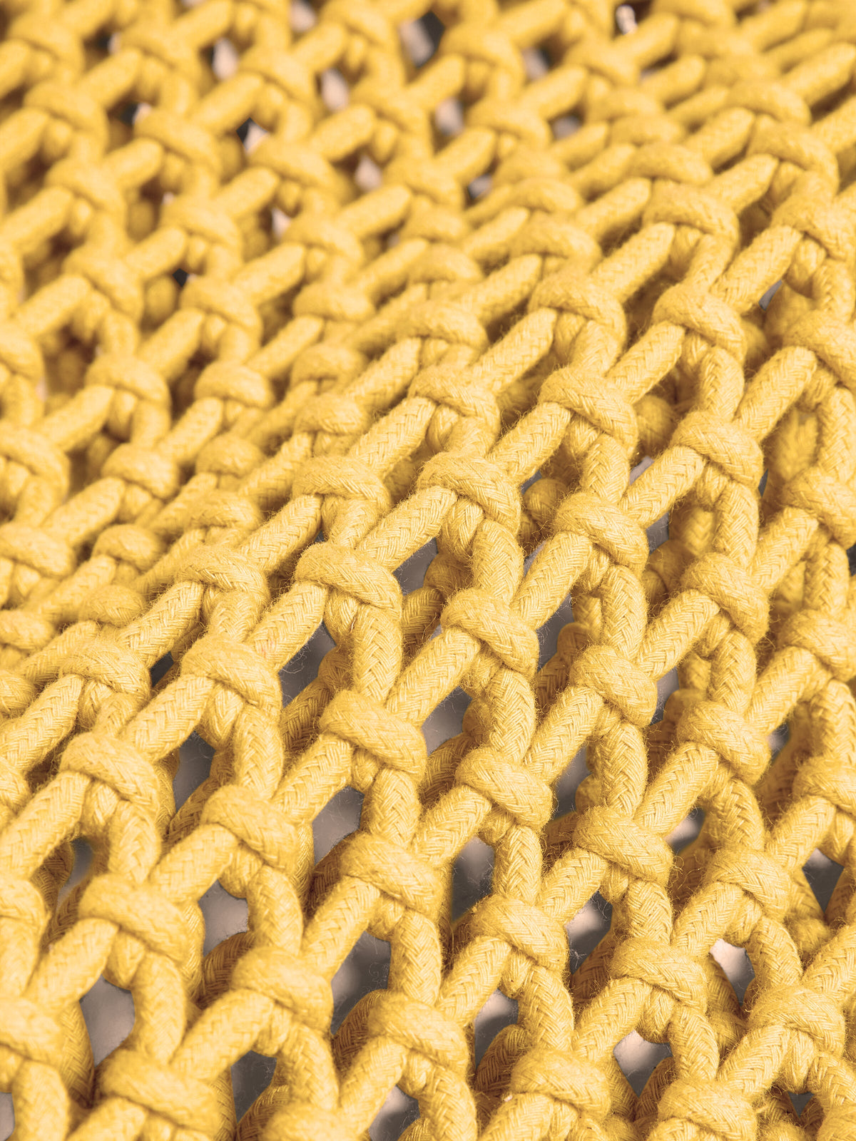 Sunwashed Macrame Tote - Sunshine