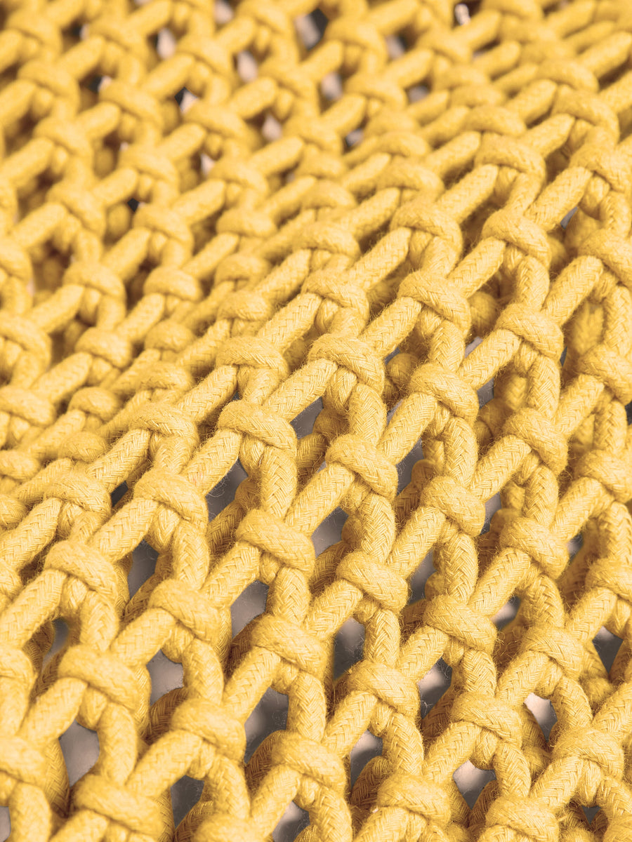 Sunwashed Macrame Tote - Sunshine