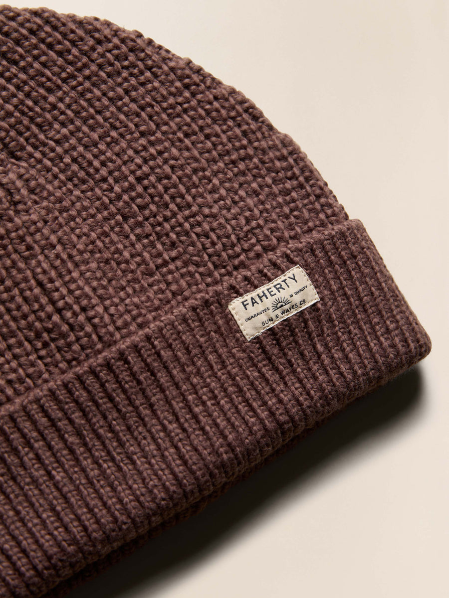 Heirloom Cotton Beanie - Brown