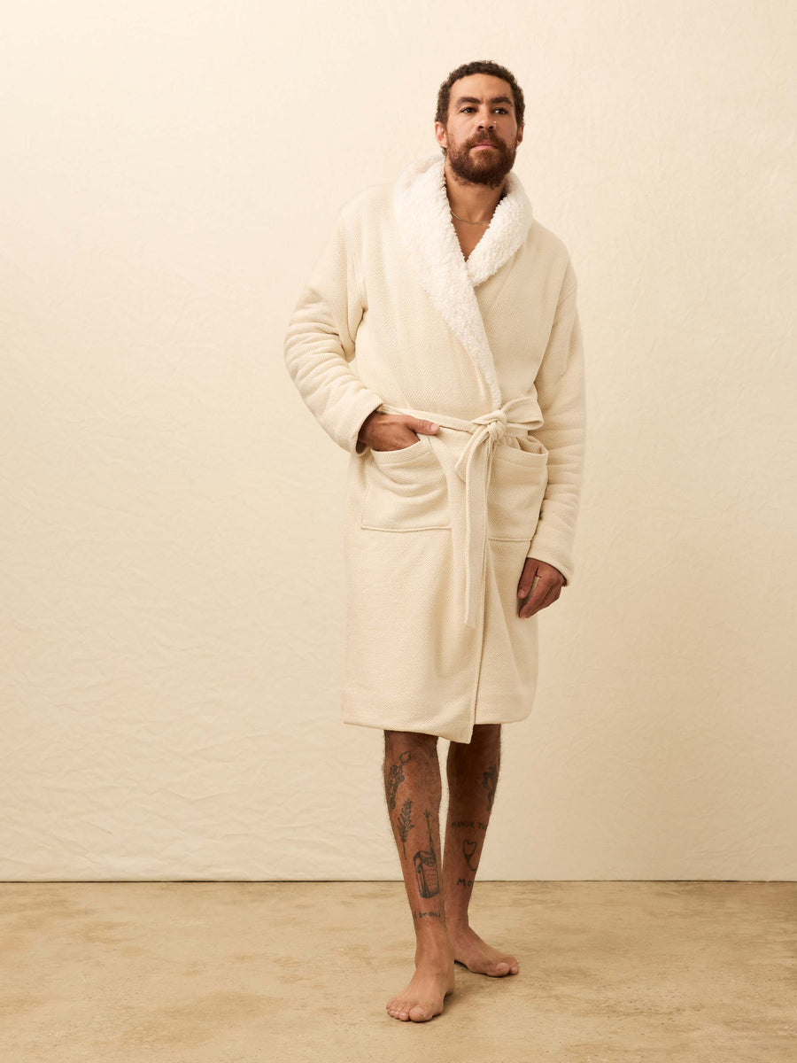 Whitewater High Pile Fleece Robe - Summer Sands