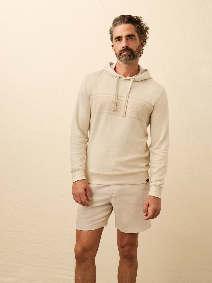 Legend Sweater Hoodie - Winter Oat Surf Stripe