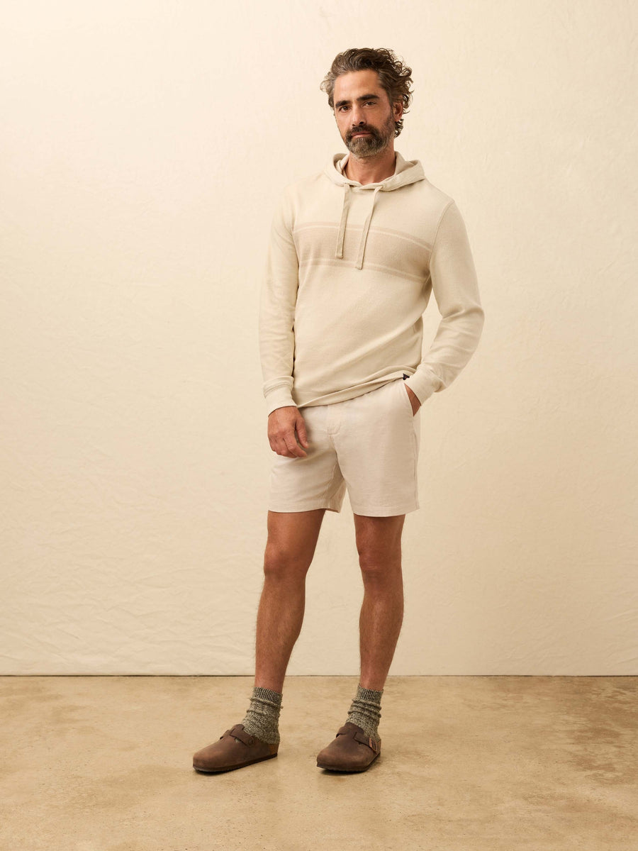 Legend Sweater Hoodie - Winter Oat Surf Stripe