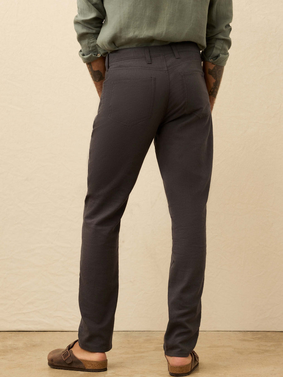 Movement Linen 5-Pocket Pant - Washed Black