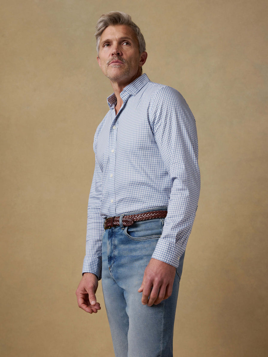 The Movement Shirt - Light Blue Gingham
