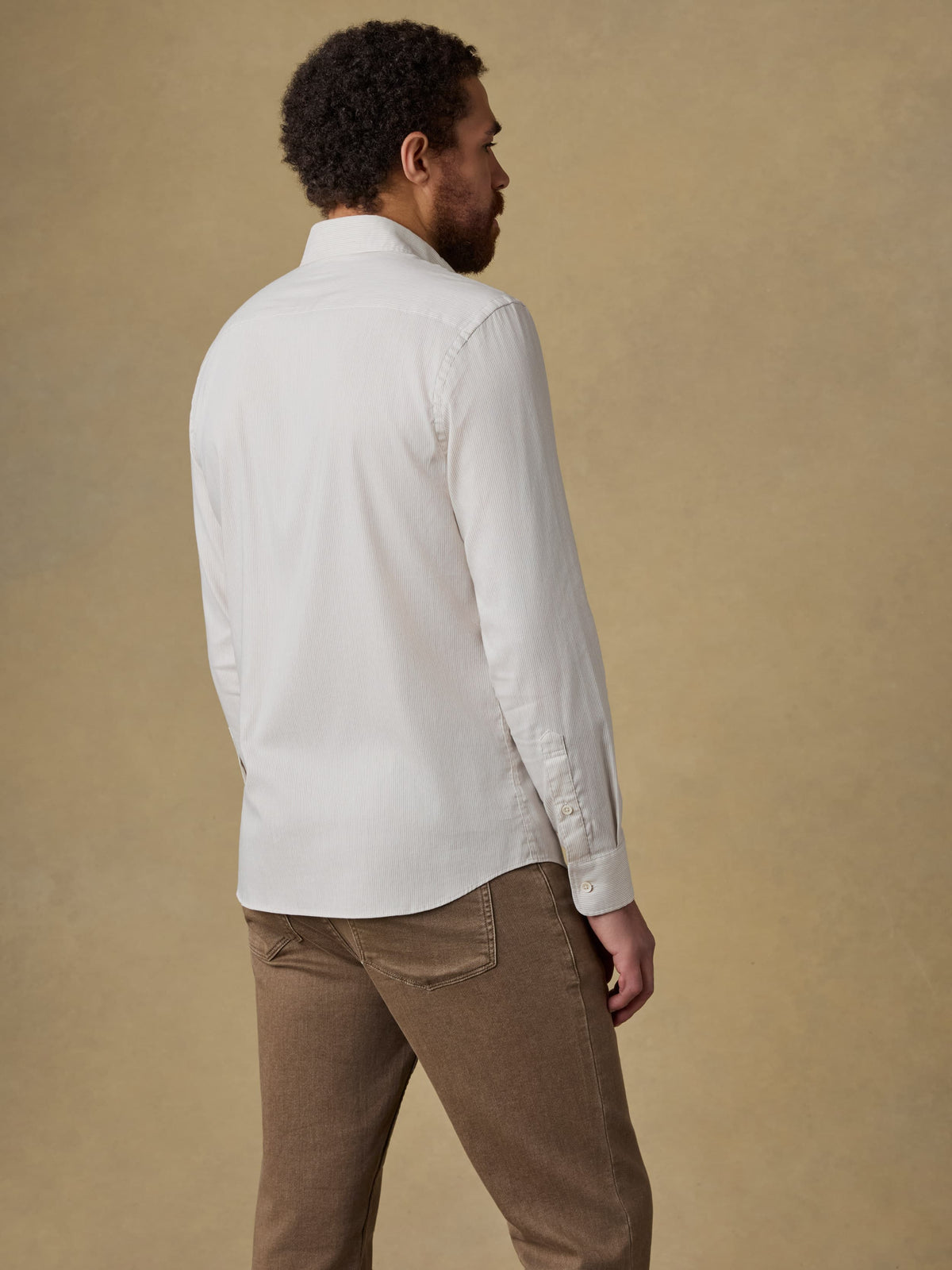 Movement Monterey Shirt - Wood Wall Stripe