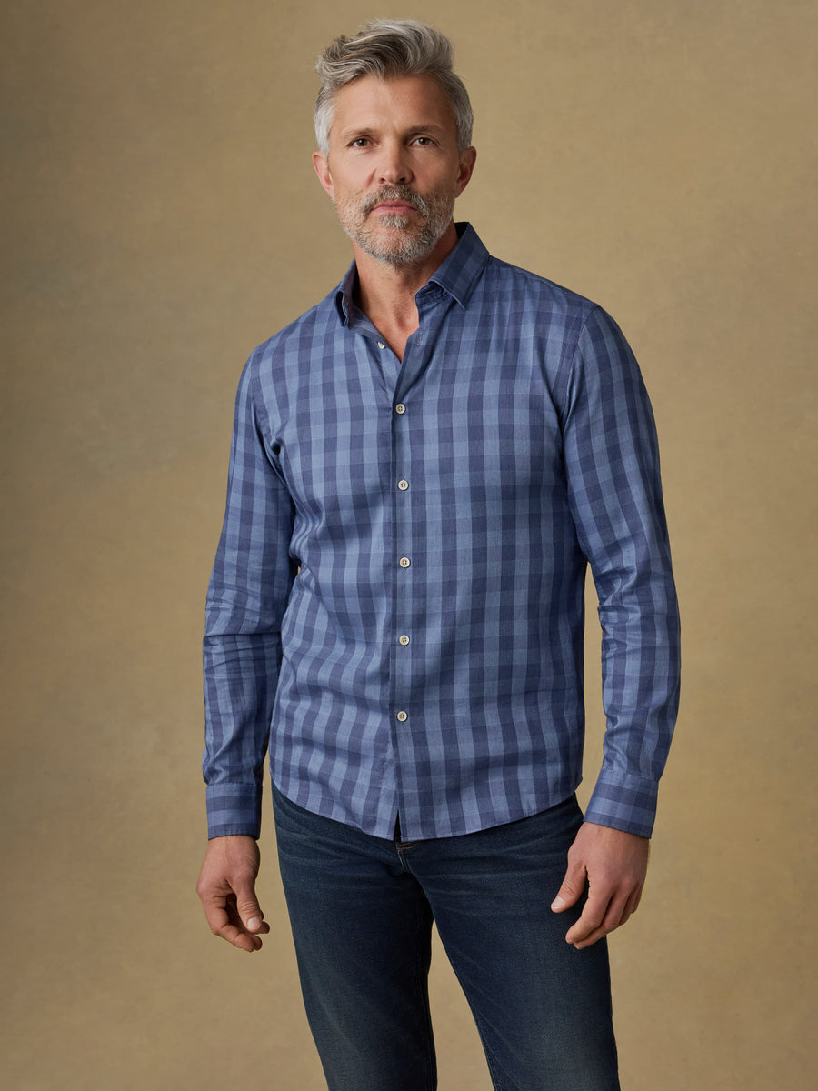 Movement Monterey Shirt - Navy Tide Check