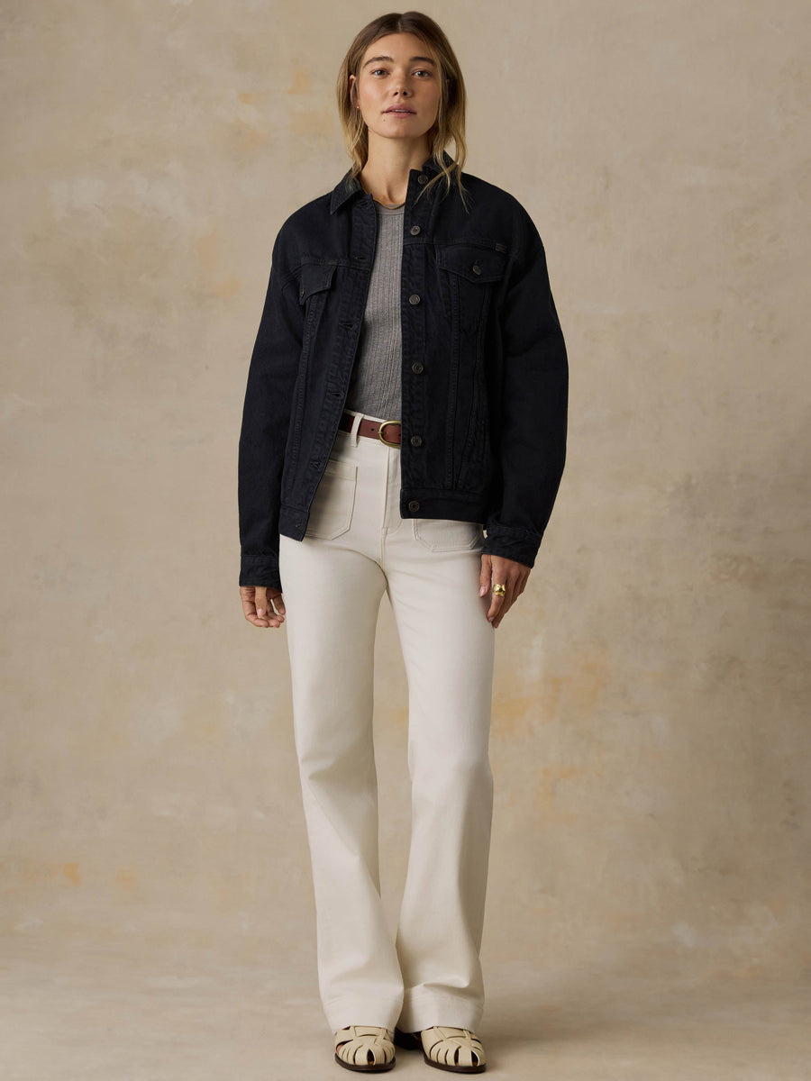 Driftwood Denim Jacket - Washed Black