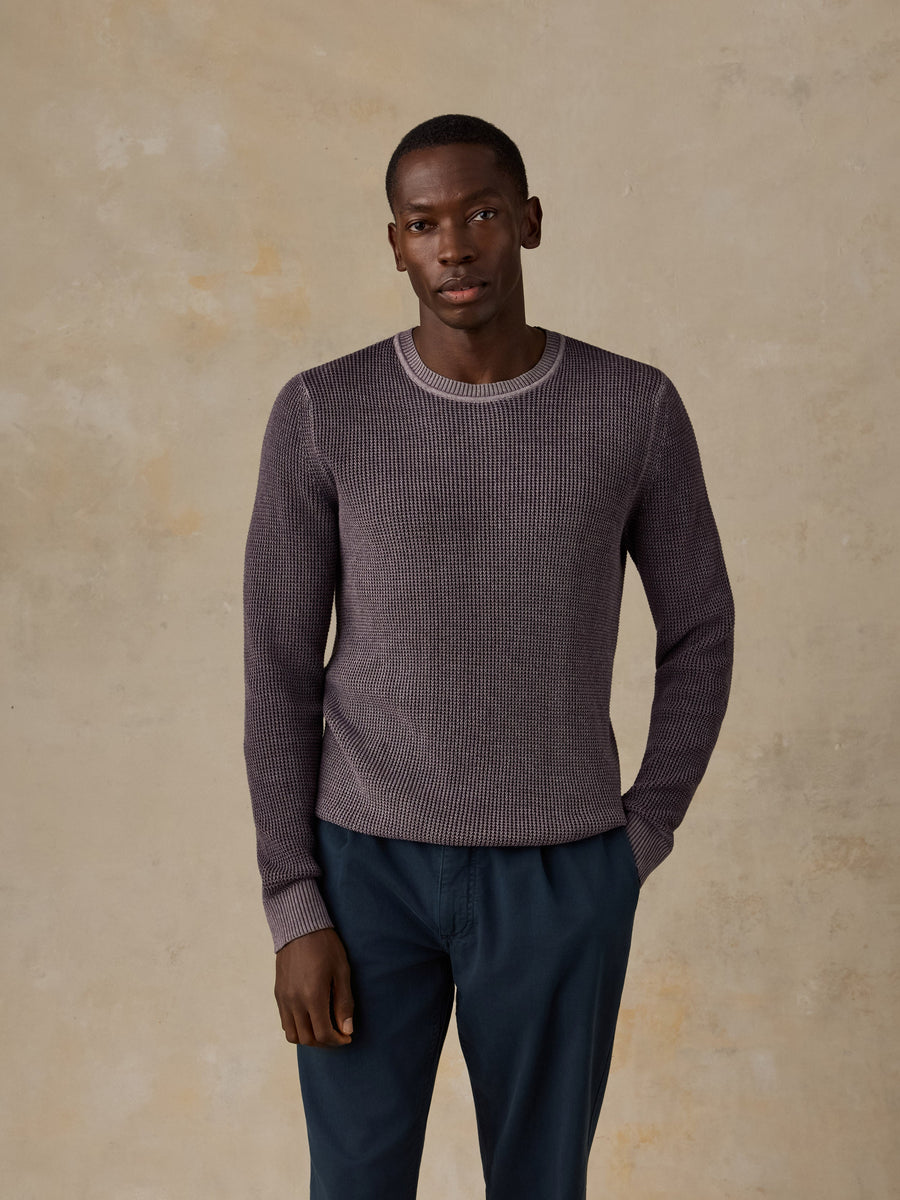 Sunwashed Crewneck Sweater - Lilac Twilight