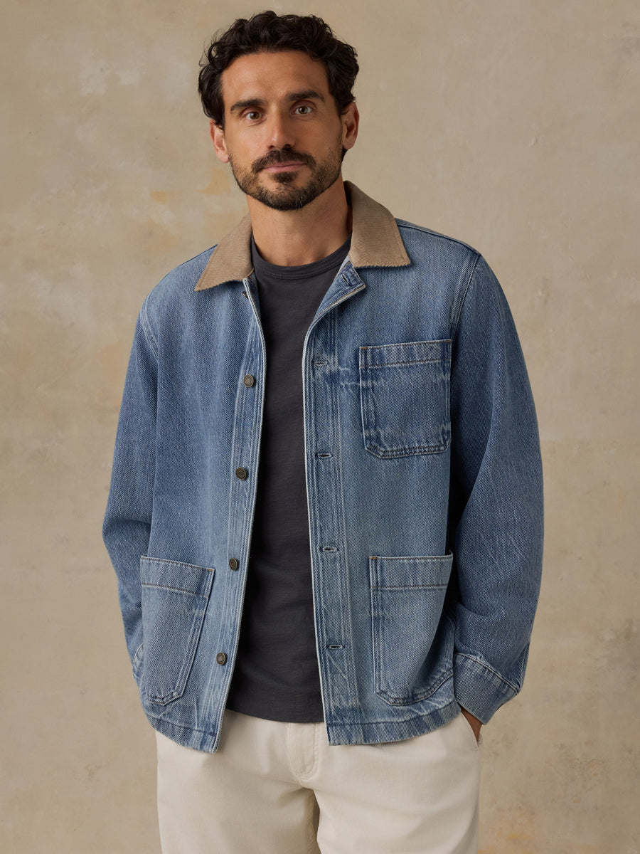 High Ridge Twill Studio Jacket - Stony Brook Wash