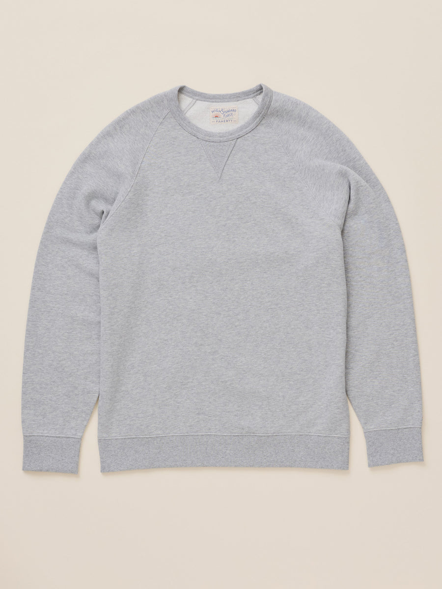 High Standard Fleece Crewneck - Silver Ash Heather