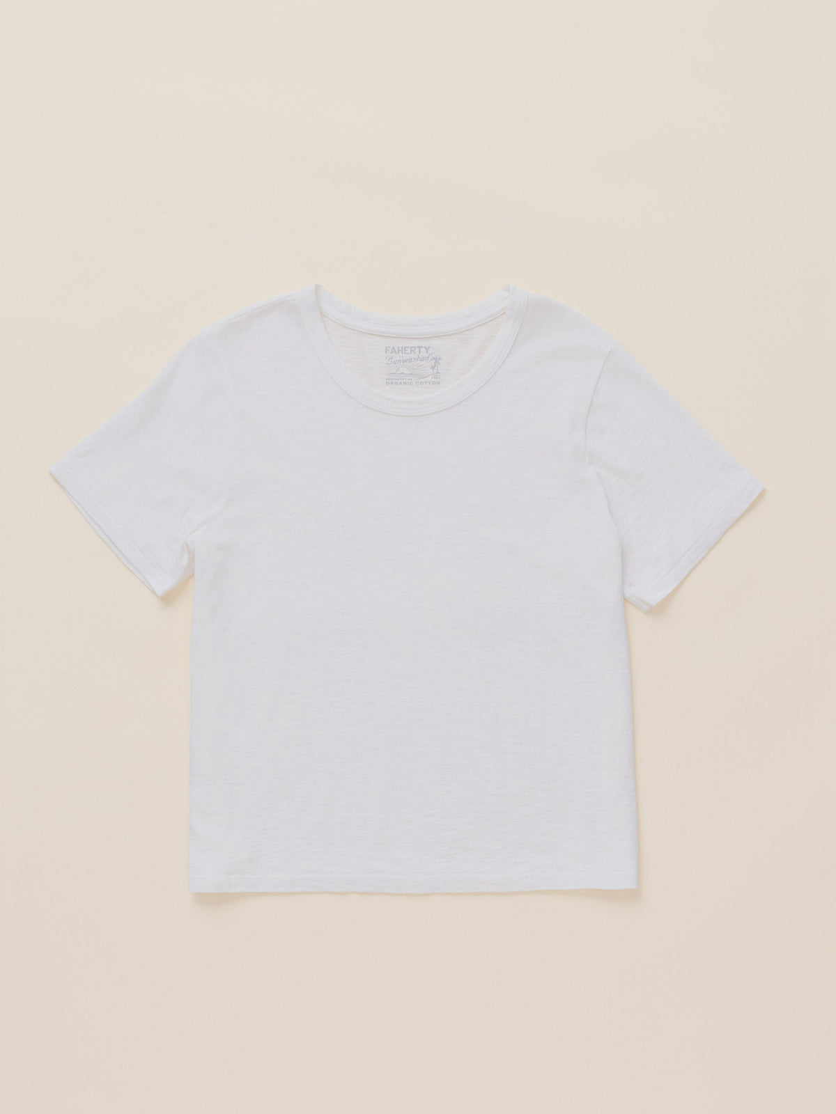 Sunwashed Regenerative Tee - White