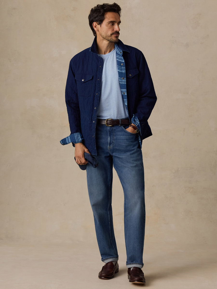 Reversible Bondi Jacket - Shoreview Indigo Wash