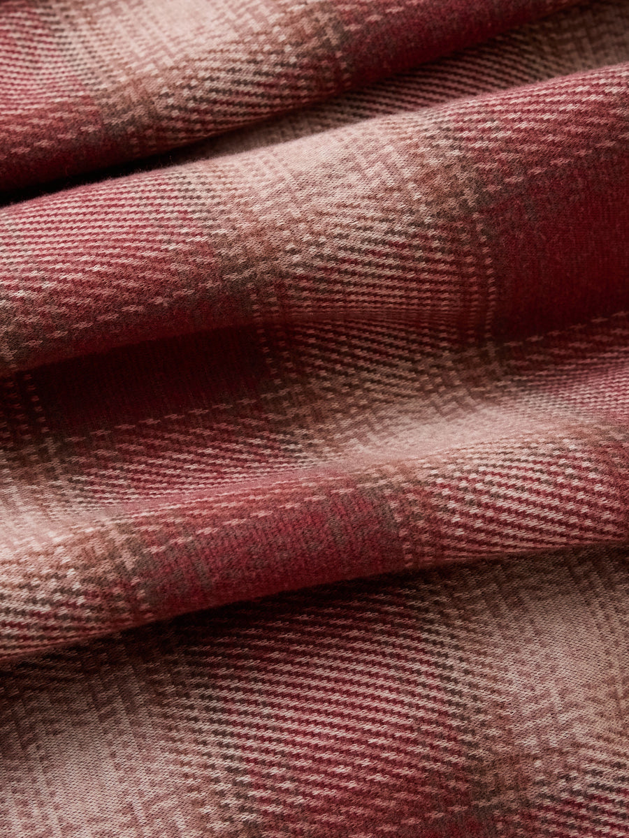 Legend High Pile Fleece Blanket - Cedar Ombre Plaid