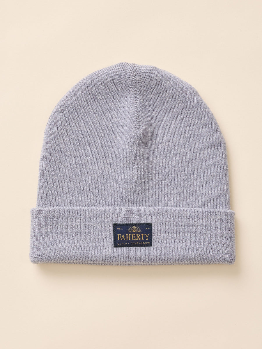 Essential Merino Beanie - Medium Grey