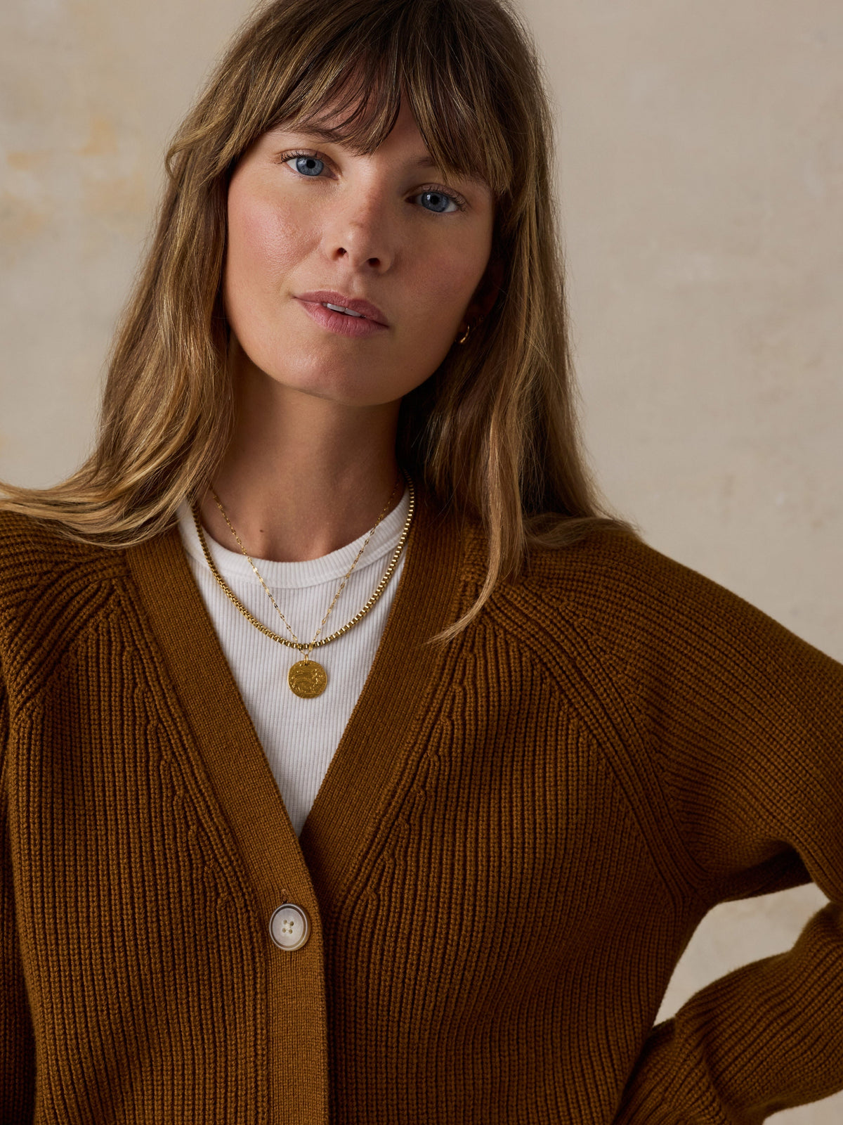 Northshore Cardigan - Toasted Sun