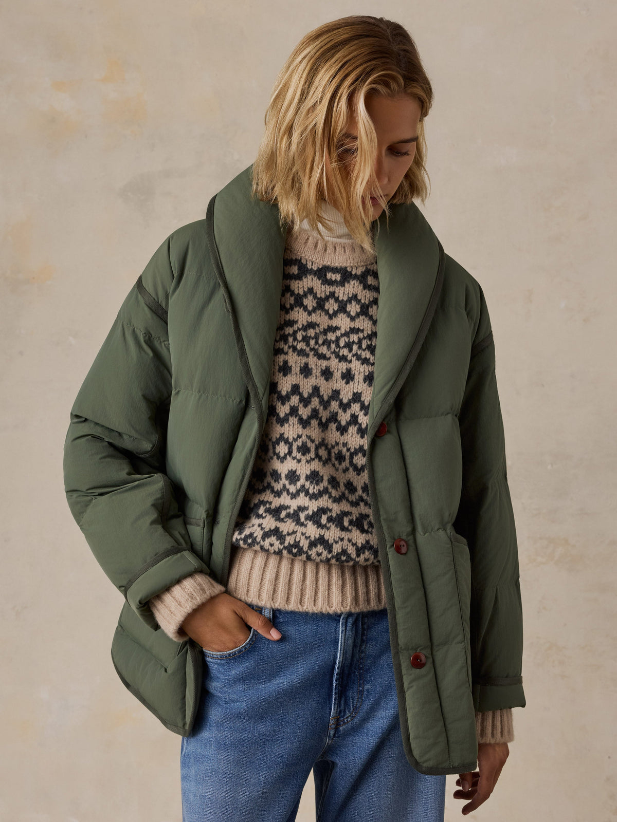 Atlas Puffer - Olive