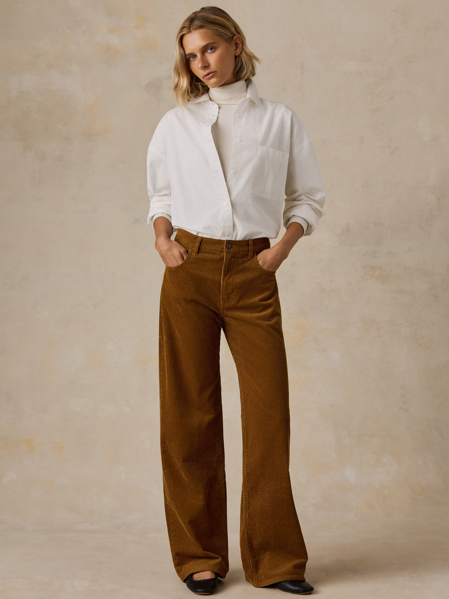 Heritage Cord 5-Pocket Pant - Tan