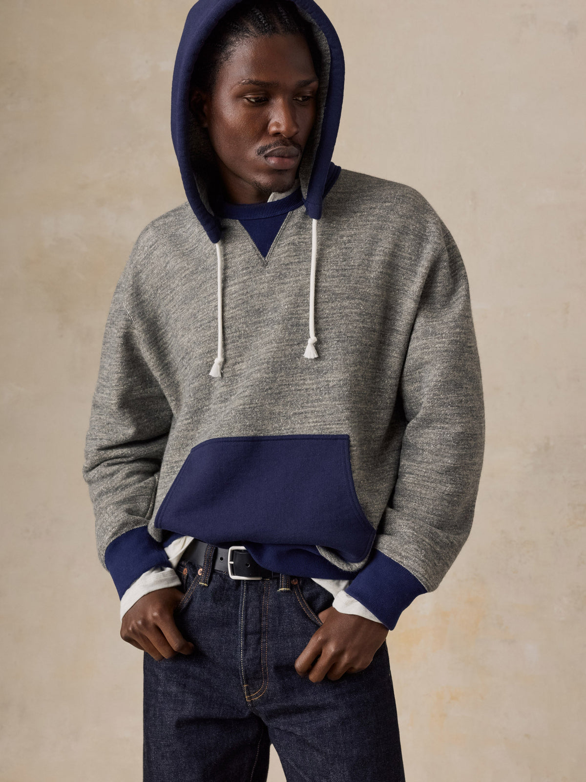 Loopwheel Hoodie - Heather Grey
