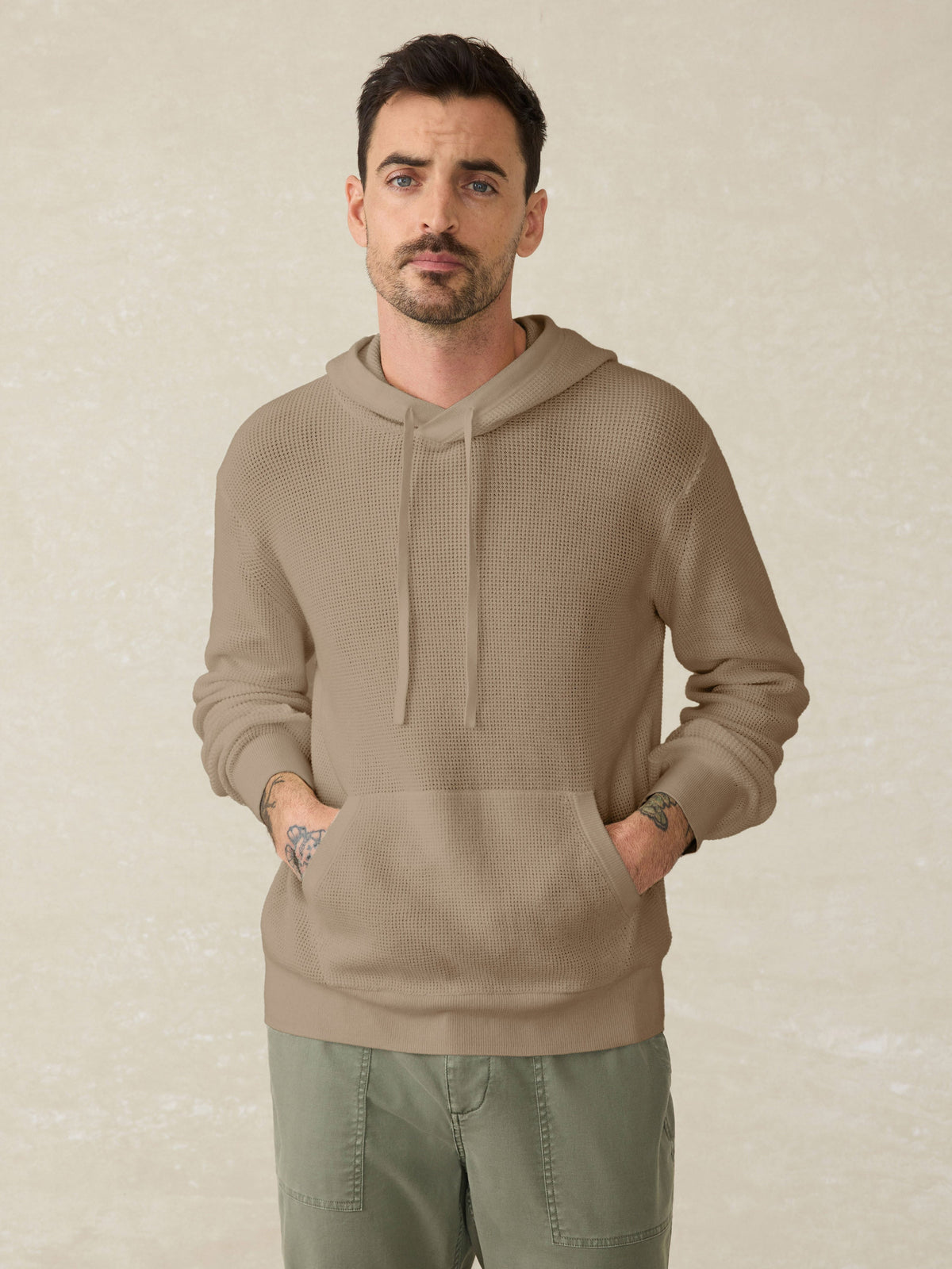 Sunwashed Sweater Hoodie - Natural