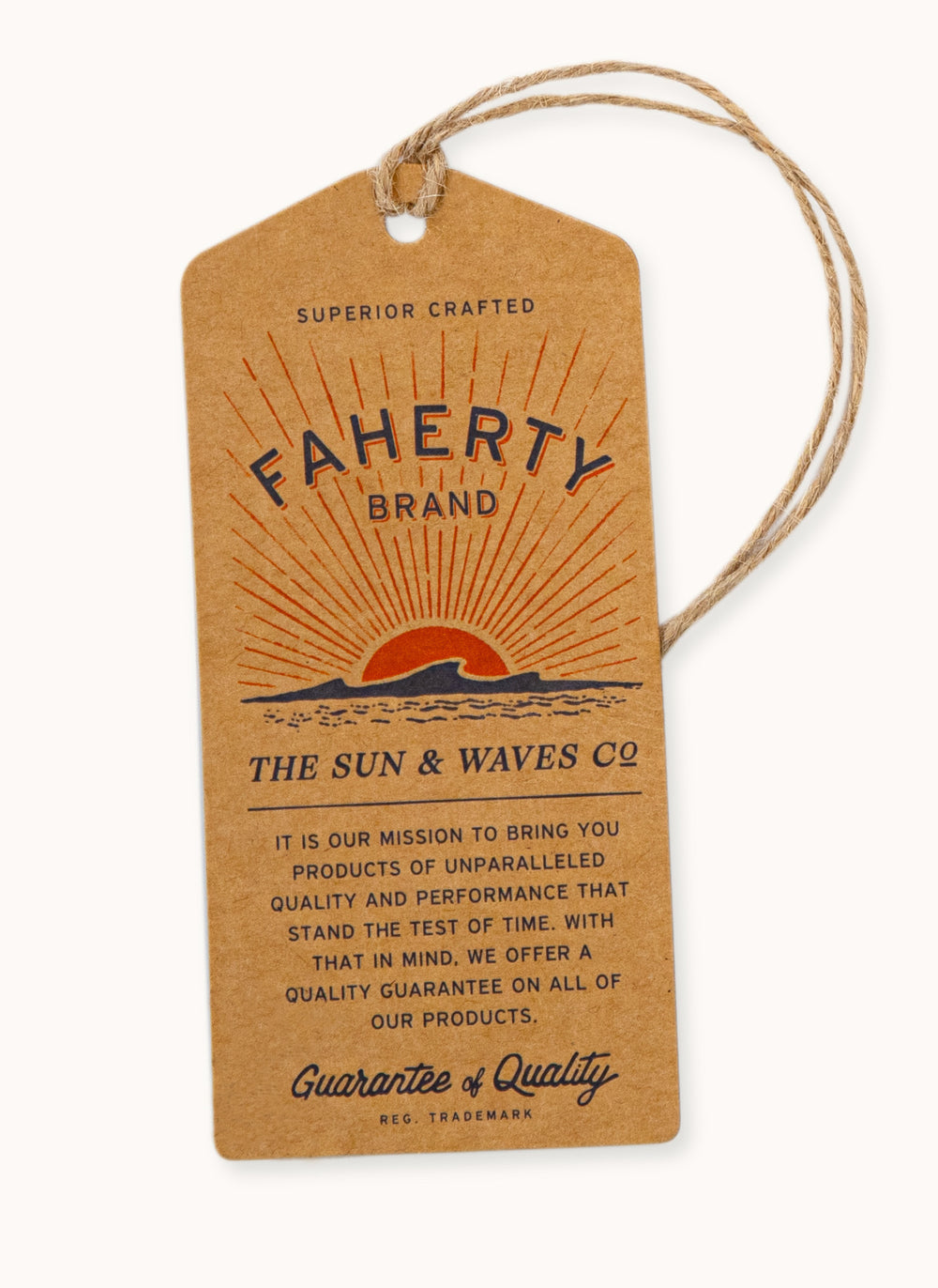 Faherty trim tag